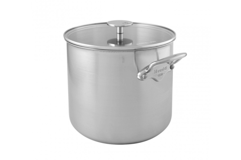 Mauviel M'Urban4 induksjonskomfyr i støpt rustfritt stål 24 cm med glasslokk
