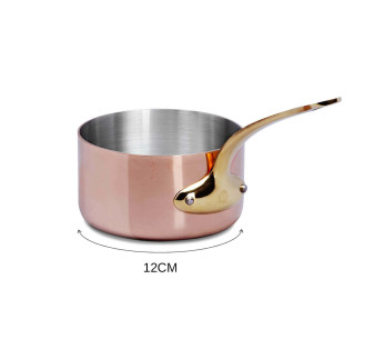 Mauviel M'Héritage 200B panela de cobre em aço inoxidável adequada para todos os queimadores, exceto indução