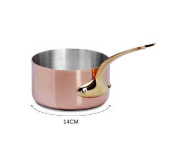 Mauviel M'Héritage 200B panela de cobre em aço inoxidável adequada para todos os queimadores, exceto indução 2