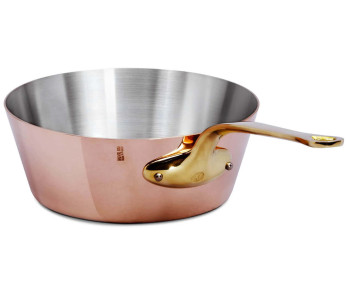 Mauviel M'Héritage 200B frigideira de cobre de 24 cm todos os queimadores exceto indução
