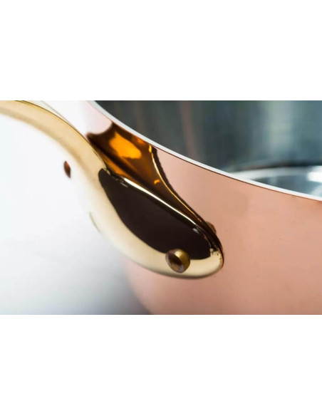 Sauteuse 24cm aus Kupfer Mauviel M'Héritage 200B alle Herdarten außer Induktion