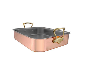 Assadeira de cobre Mauviel M'Héritage 200B 30x22cm