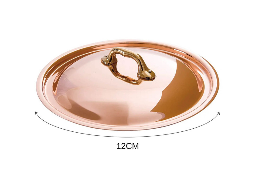 Mauviel M'Héritage 200B tampa em cobre com pega em bronze