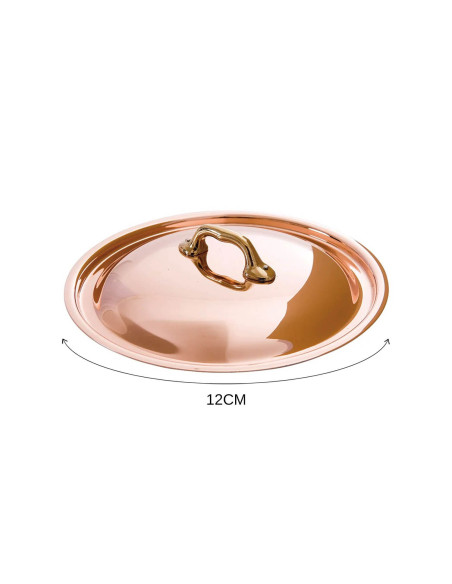Mauviel M'Héritage 200B tapa de cobre con asa de bronce