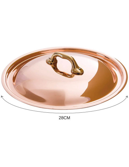 Mauviel M'Héritage 200B tapa de cobre con asa de bronce