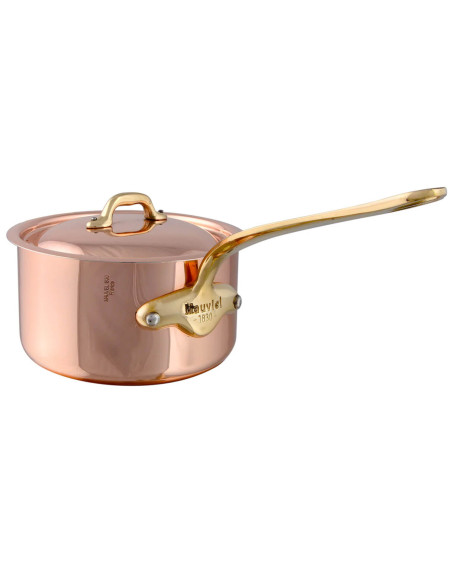 Mauviel M'Héritage 200B tampa em cobre com pega em bronze