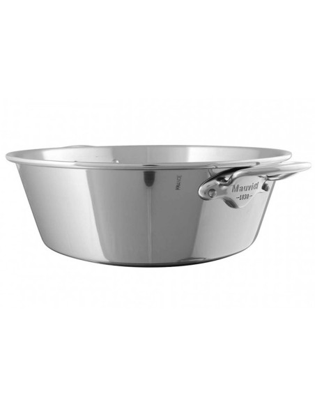 Mauviel M'Cook stainless steel jam pan 36cm induction compatible