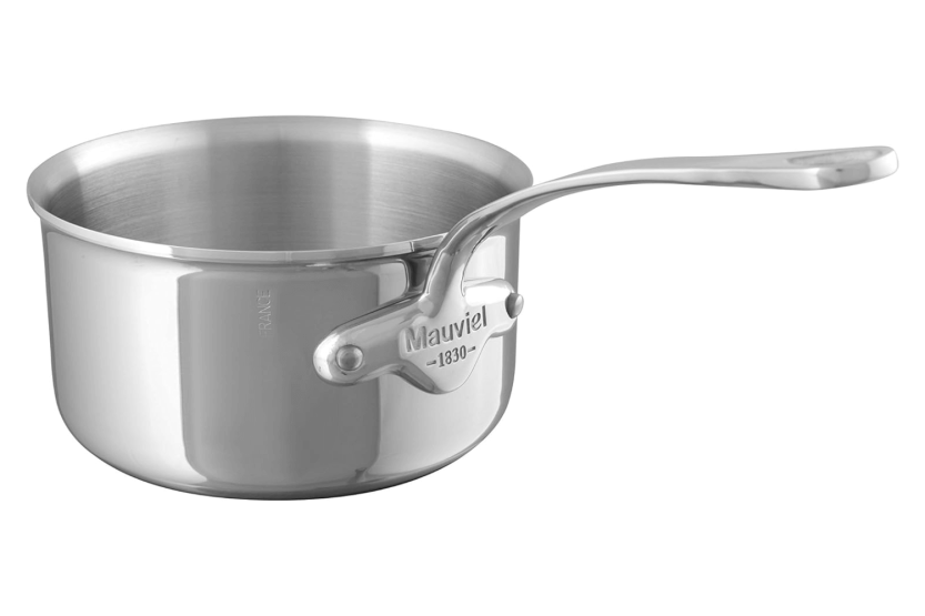 Mauviel M'Cook kastrull helt i rostfritt stål med fast induktionskompatibelt handtag