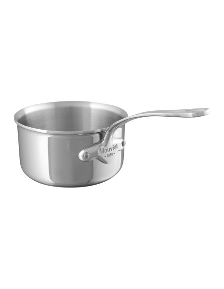 Mauviel M'Cook volledig roestvrij stalen steelpan met vaste inductiecompatibele steel