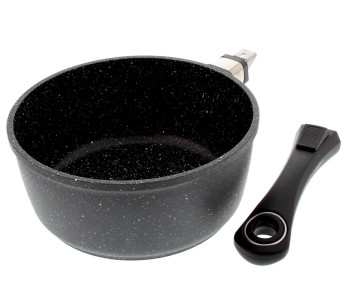 Pradel Excellence Premium 20 cm støpejernsgryte i steinstil med alle brennere/induksjon 2