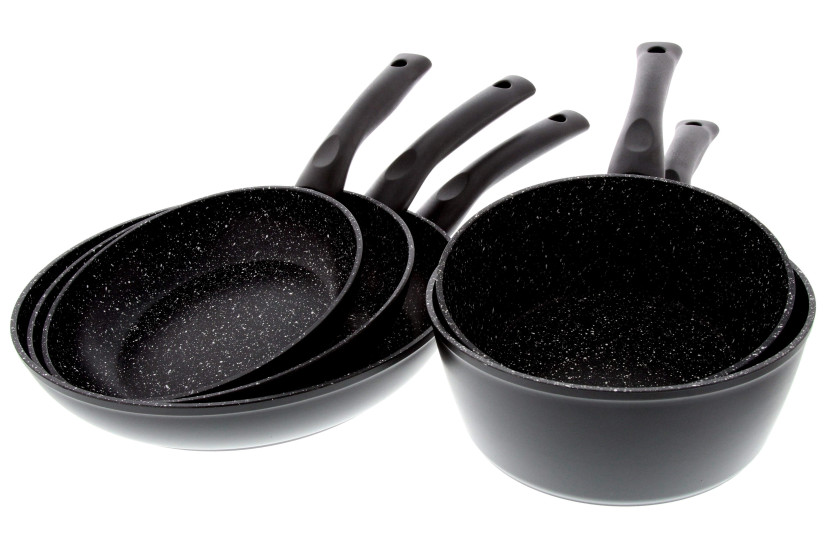 Kochgeschirr aus geschmiedetem Aluminium Pradel Excellence 5-teilig für alle Herdarten/Induktion