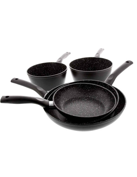Set di pentole in alluminio forgiato Pradel Excellence 5 pezzi tutti i bruciatori/induzione