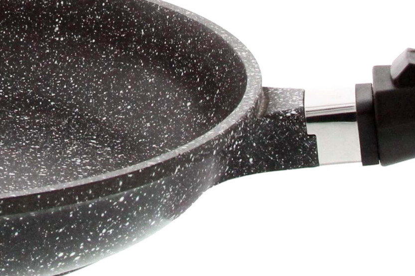 Pradel Excellence Premium støbejernspande 28 cm i stenstil til alle brændere/ induktion