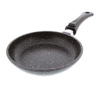 Pradel Excellence Premium gjutjärnsstekpanna 20cm i stenformat för alla brännare/ induktion