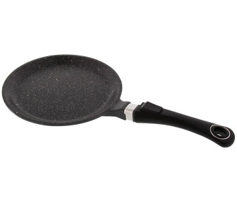 Pradel Excellence Premium 24 cm pannkakspanna i gjutjärn med stenform för alla brännare/ induktion