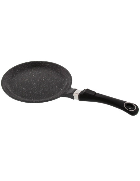 Pradel Excellence Premium 24 cm pannekakepanne i støpejern i steinstil for alle brennere/ induksjon