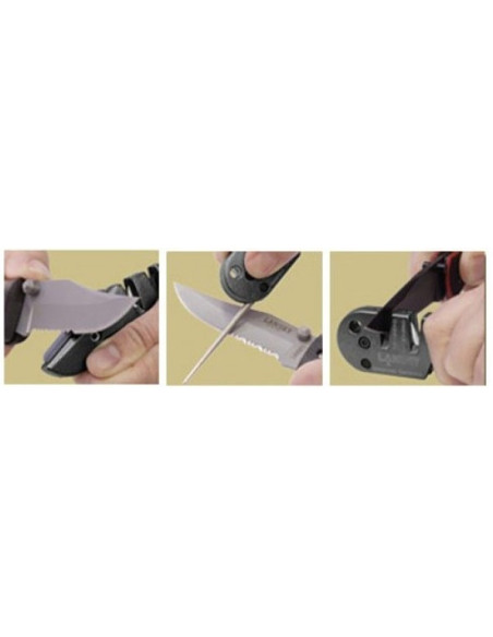 Affilatore tascabile Herbertz con lame lisce e dentate