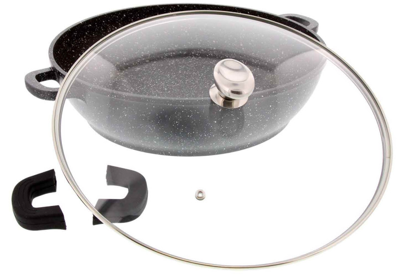 Pradel Excellence Premium 36cm olla de hierro fundido estilo piedra todos los quemadores/inducción