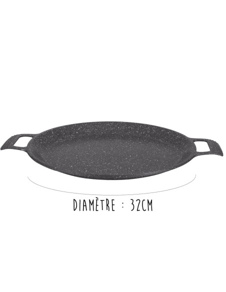 Pradel Excellence Premium 32 cm, pirofila in ghisa stile pietra, tutti i bruciatori / induzione