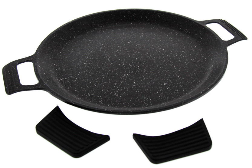 Pradel Excellence Premium 32cm stone-style cast-iron pizza pan all burners/induction