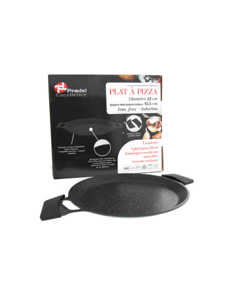 Pradel Excellence Premium 32 cm, pirofila in ghisa stile pietra, tutti i bruciatori / induzione
