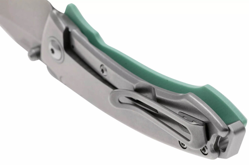 Navaja CRKT Tuna Compact 2522B.CR 9.6cm Mango G10 verde agua
