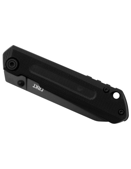 Navalha dobrável CRKT Straight 2670.CR Cabo G10 de 8,9 cm, preto