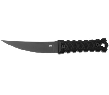 CRKT H74 2924.CR mes 12cm lemmet zwart G10 handvat + etui