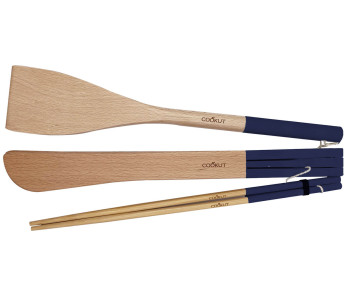 Set di 3 utensili in legno Cookut per L'Incroyable Poêle e L'Incroyable Wok
