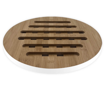 Cookut salvamanteles redondo de bambú de 28 cm 2
