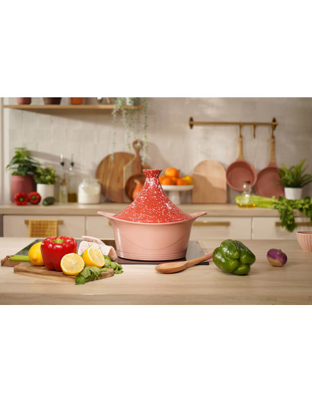 Tapa de cerámica Cookut para cocotte L'Incroyable 28cm + libro de recetas