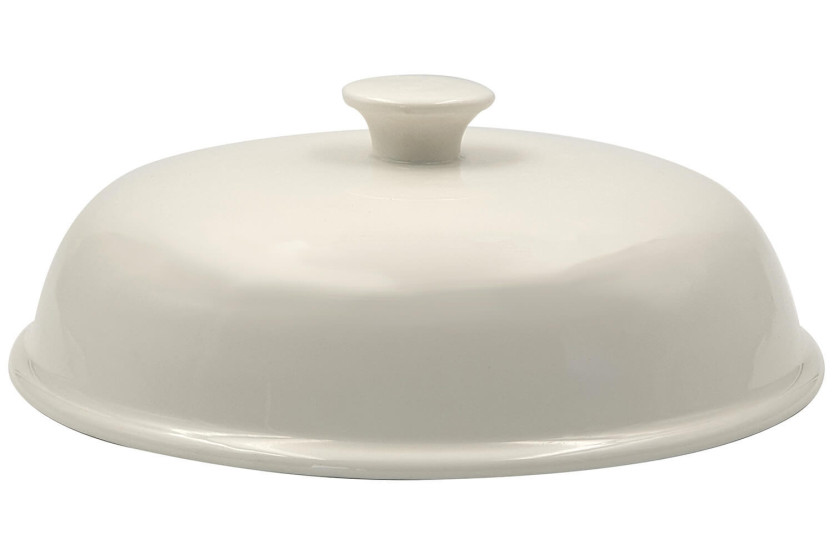 Brooddeksel voor Cookut braadpan 28cm in wit keramiek