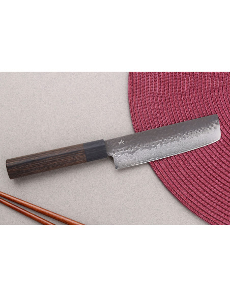 Shizu Hamono Gen VG10 Damasco 13cm Cuchillo nakiri japonés
