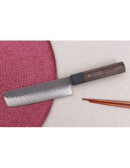 Shizu Hamono Gen VG10 Damaskus 13cm Japansk nakiri-kniv