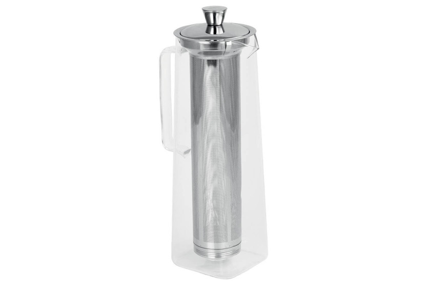 Cristel Long Island 1.5L theepot van borosilicaatglas met uitneembaar filter