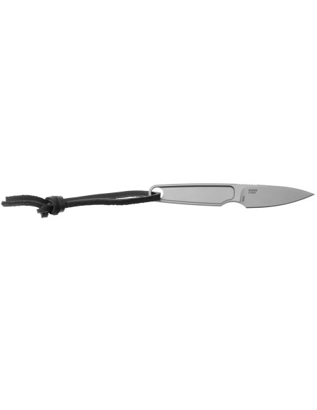 CRKT HangTi 7066.CR coltello da collo 10,2 cm manico in titanio + fodero