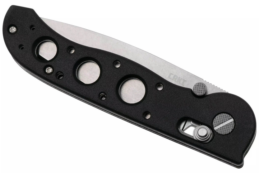 M16-02X Tanto CRKT cuchillo plegable 1602X.CR 10.8cm mango de grivory negro