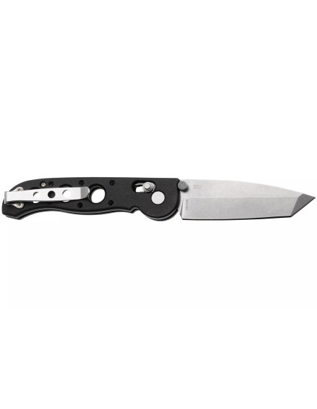 M16-02X Navalha dobrável Tanto CRKT 1602X.CR 10,8cm cabo em grivory preto