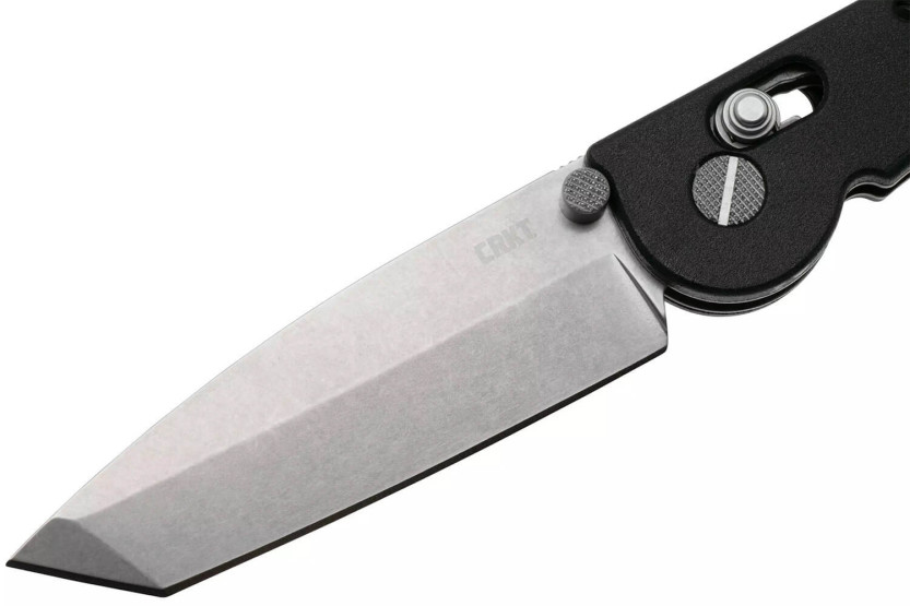 M16-02X Tanto CRKT folding knife 1602X.CR 10.8cm black grivory handle