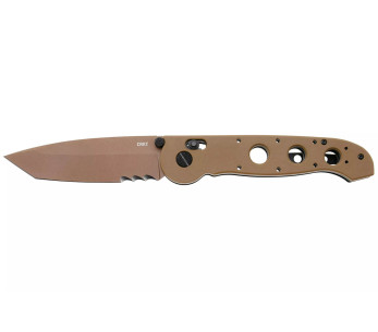 CRKT M16-14XD Tanto 1614XD.CR navaja plegable 13.5 cm mango en desierto FRN