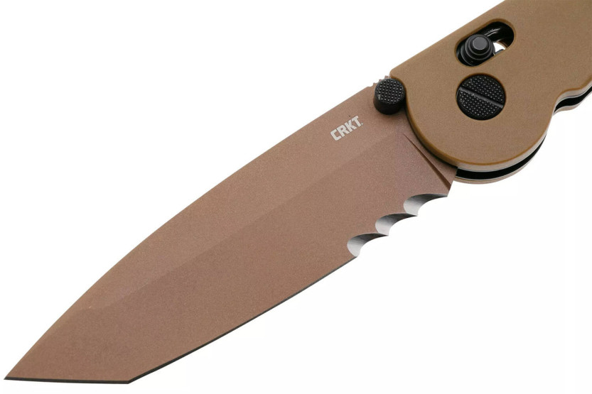 CRKT M16-14XD Tanto 1614XD.CR foldekniv 13,5 cm håndtag i desert FRN