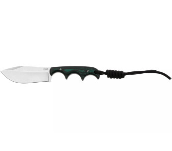 CRKT Minimalist Nessmuk 2376.CR coltello 7,3 cm lama verde micarta manico + fodero
