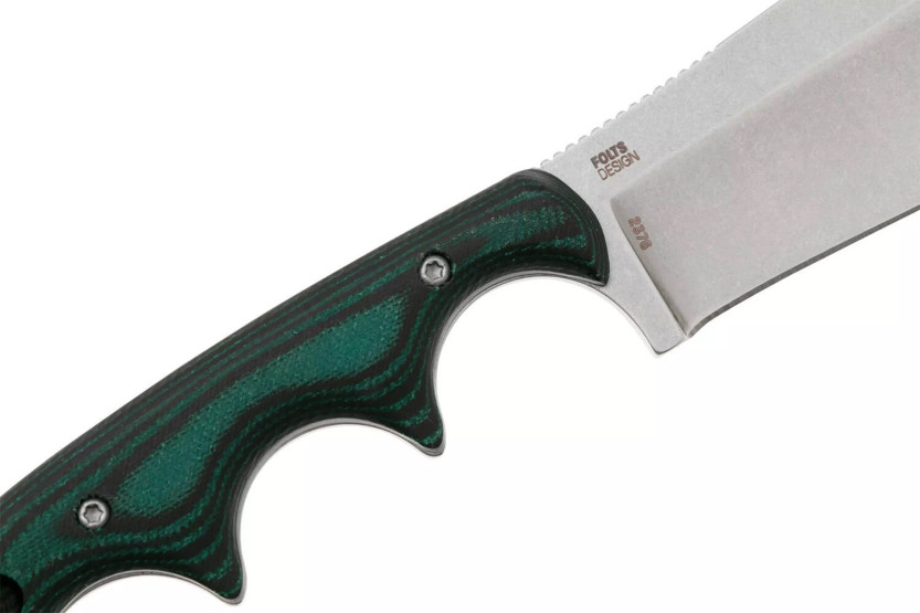 Cuchillo CRKT Minimalist Nessmuk 2376.CR 7,3cm hoja mango micarta verde + funda