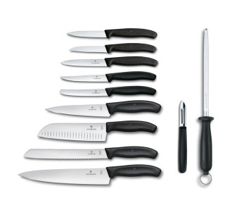 Bloque de 11 cuchillos de cocina Victorinox Swiss Classic con accesorios 2