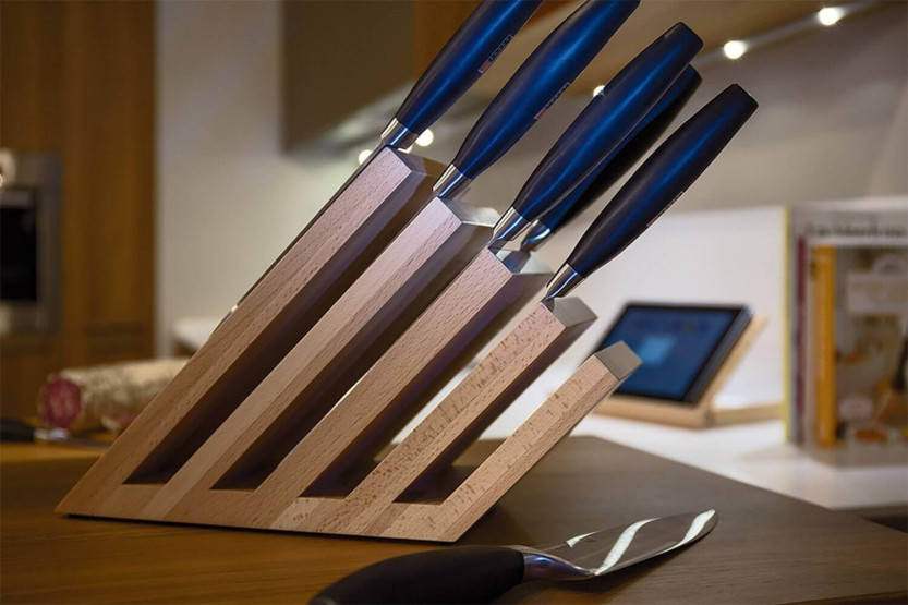 Artelegno Venezia bloque vacío para 14 cuchillos de cocina