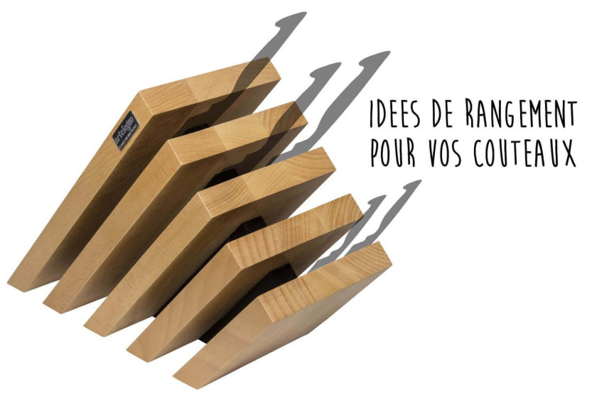 Artelegno Venezia tom blok i bøg til 10 køkkenknive