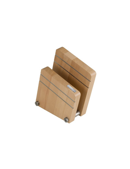 Empty block Artelegno Milano beechwood for 6 kitchen knives