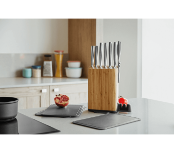 Berghoff Legacy 6-knivblokk med sliper og 3 plater 2
