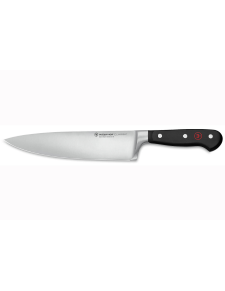 Block med 9 smidda Wusthof Classic-knivar i antracit