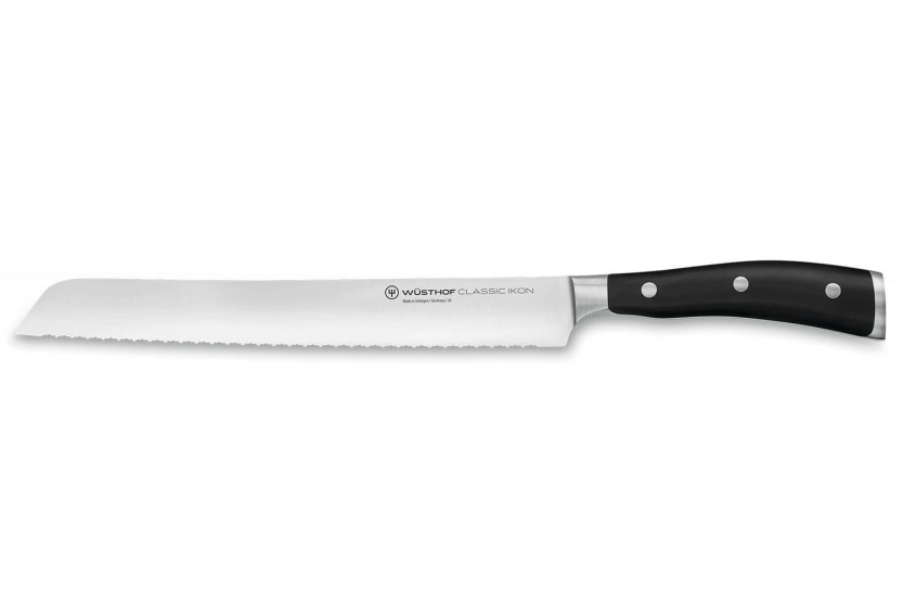 Wüsthof Classic Ikon zwart blok - 6 gesmede messen